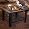 Nature Spring Nature Spring 30 inch Fire Pit, Outdoor Steel Patio Square Bowl with Cover, Marble Tile Design 482418MRA - alternate 1